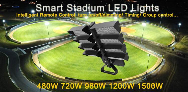 Reflector cuadrado para campo de fútbol 50000, luz Led para estadio de 1200w, oferta de luces para exteriores montadas en inundación, listada en Etl Dlc