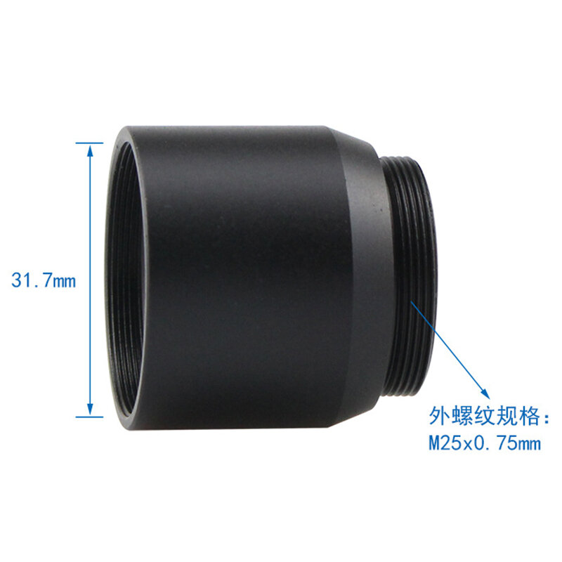 Agnicy Telescope Accessory 1.25 Inches 31.7mm Interface to C/CS Interface Adapter M25*0.75mm