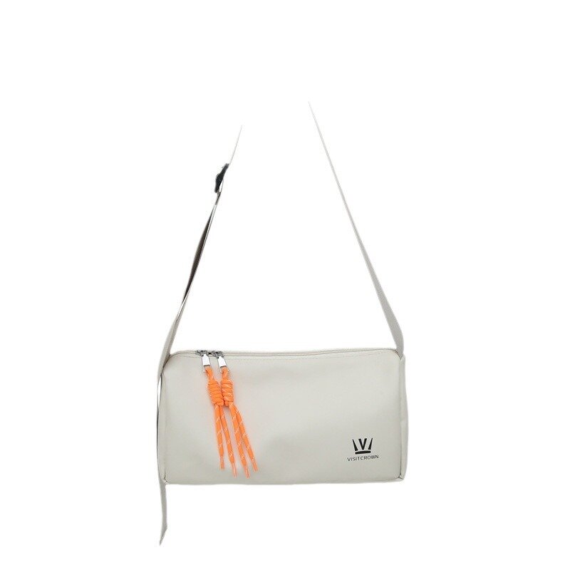 New Couple Shoulder Bag Casual Large Capacity Simple Fashion Unisex Waterproof Film Sling Bag Lightweight Crossbody Bag