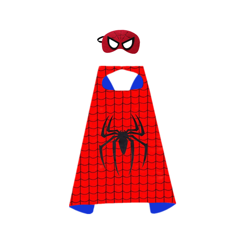 Mantelle da supereroe per bambini 3-10 anni regali per ragazzi cartoni animati Dress Up costumi forniture per feste regali di pasqua