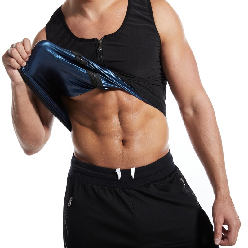 ساونا سترة تجريب قميص الجسم المشكل اللياقة البدنية ملابس داخلية الخصر المدرب رياضة الملاكمة بلوزات جاكيتات