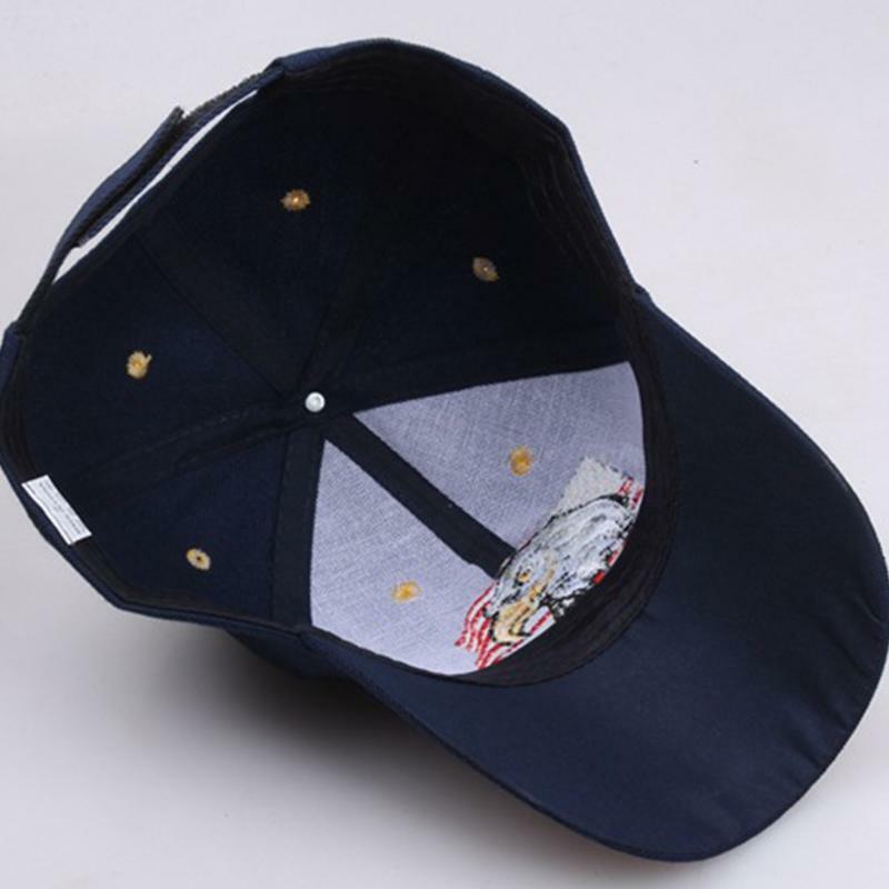 Klasyczny czapki baseballowe fajny oddychający orzeł i flaga moro czapka typu Trucker Unisex patriotyczny haftowany kapelusz przeciwsłoneczny regulowany