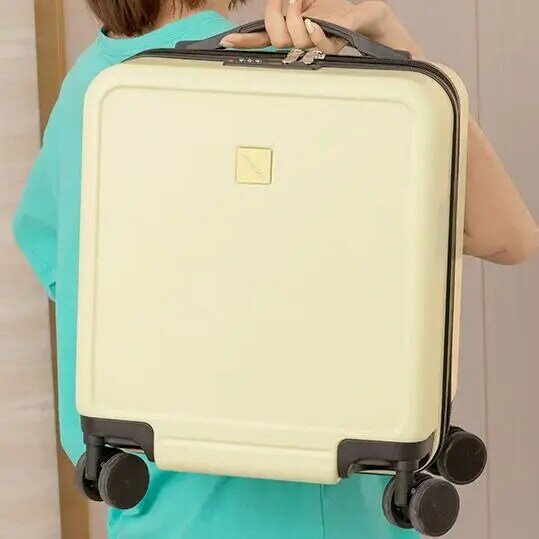 (020) Портативный Женский чемодан в виде медведя, маленькая косметика, милый мультяшный аниме пароль, портативный, 14 дюймов