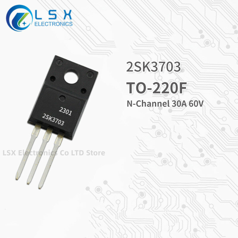 10pcs New Original Factory Direct Sales 2sk3703 To-220f Encapsulation N Channel Mos Field Effect Transistor 30a 60v