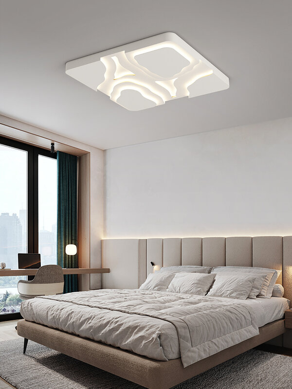 โมเดิร์นโคมไฟเพดาน LED 45W 58W โคมไฟเพดาน220V สำหรับห้องนอนห้องครัวห้องนั่งเล่นในบ้าน
