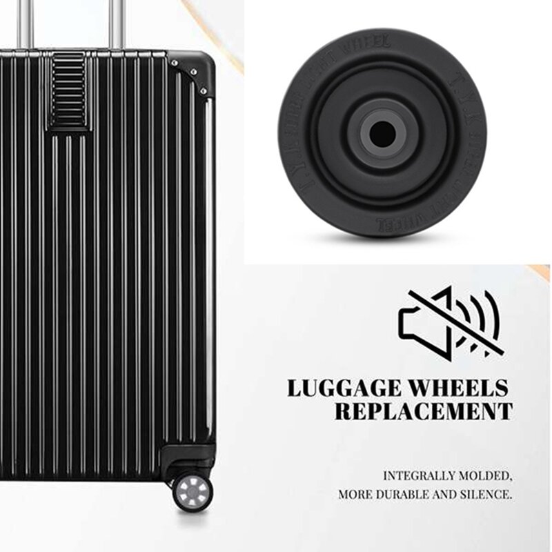 NEW-Luggage Wheels Repalcement Trolley Case Pulley Wheel Universal Accessories 20-28 Inch Suitcase Wheels For Luggage A
