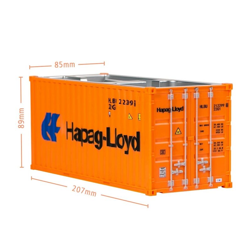 1:30 Shipping Container Model Ornaments Home Decoration Desktop Stationery Storage Box Mini Logistics Container Scale Model Box