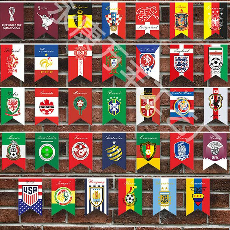 32 flagi String Flag kraje na całym świecie narody dekoracje barowe 20*30cm/14*21cm/30*45cm flaga na Party Decor