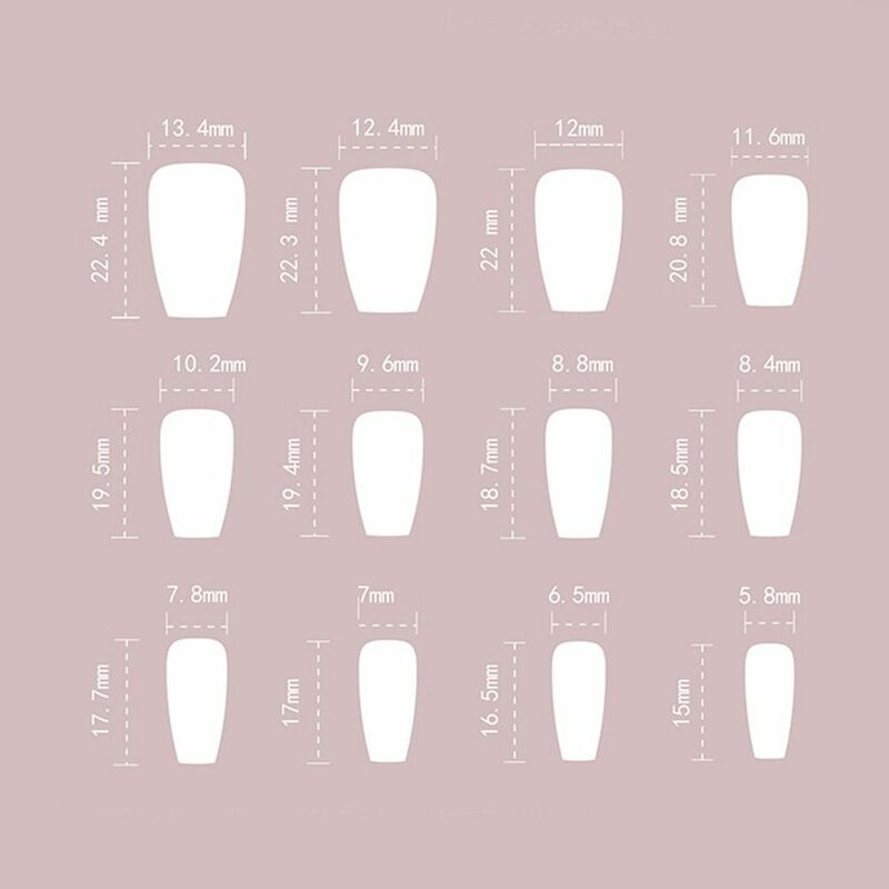 Французские накладные ногти, модные розовые однотонные накладные ногти, съемные накладные ногти с полным покрытием для женщин и девочек
