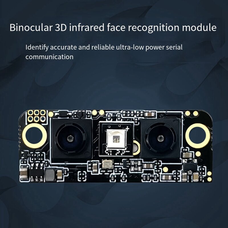 กล้องส่องทางไกลอินฟาเรด3D FR1002โมดูลอุปกรณ์ตรวจจับใบหน้าแบบอัจฉริยะอุปกรณ์สื่อสารแบบอนุกรม