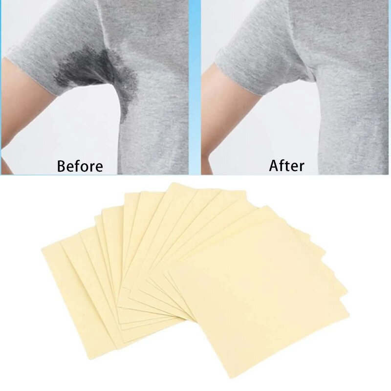 20x Underarm Sweat Pads Disposable Sweat Prevention Pads for Women Men
