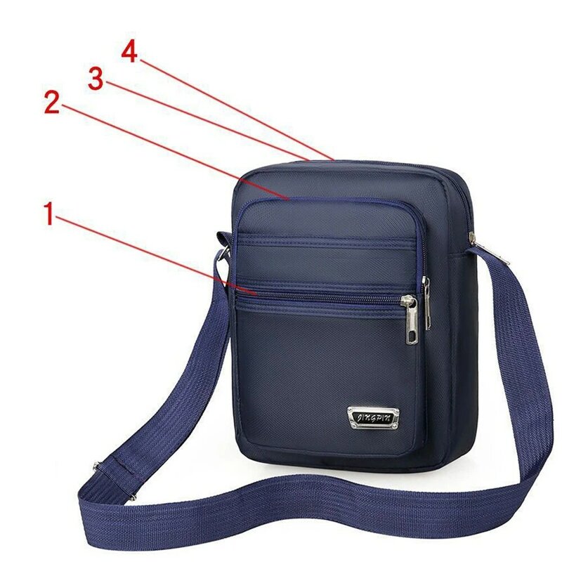 Men Nylon Shoulder Bags Casual Travel Men's Crossbody Bag Luxury Messenger Bags New Fashion Handbags Large Capacity Satchel Bags