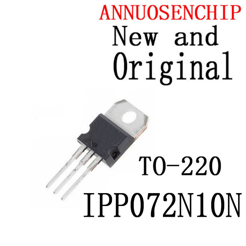 5PCS New and Original TO220 072N10N TO-220 IPP072N10 100V 80A 072N10 IPP072N10N3G IPP072N10N3 G IPP072N10N