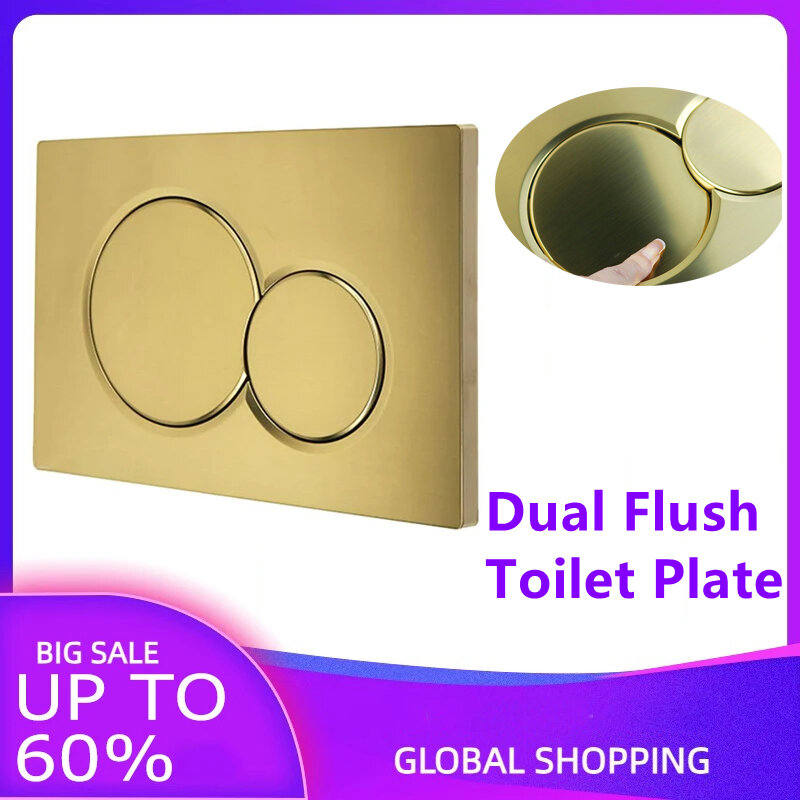 1pcs Toilet Dual Flush Plate For Geberit Sigma01 Chrome Dual Flush Plate For Cistern 115.770 Bathroom Plate 24.6*16.4*1.3cm