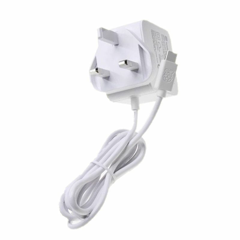 Official Raspberry Pi 5 Power Supply 27W Supports PD Standard USB-C PD 5.1V5A for RPI 5