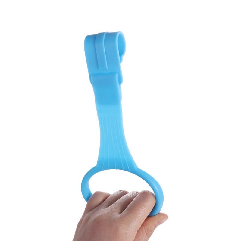 Plástico Stroller Toy Anel para Berço, Monocromática, Pull Ring para Playpen, Cognição, Acessórios de cama