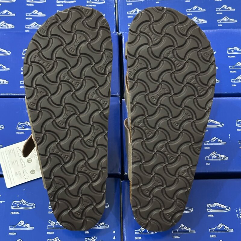 Sandal pantai untuk pria dan wanita, sandal jepit sol datar pasangan kasual seri Mayari, sandal gabus pantai musim panas