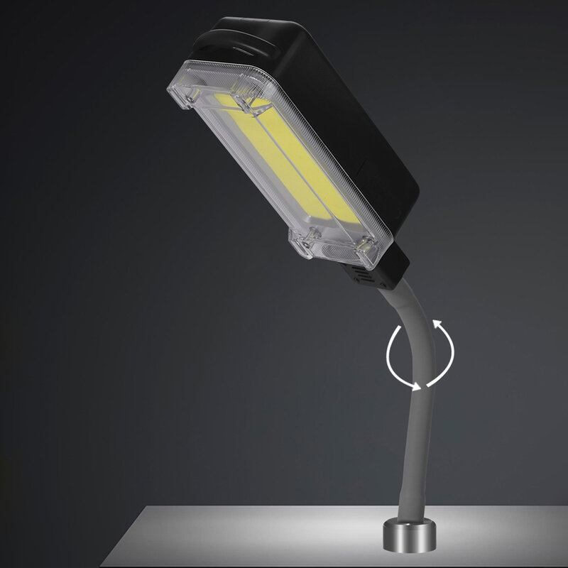 Lampu kerja selang Magnet USB multifungsi, lampu senter pencahayaan luar ruangan, lampu kerja perbaikan otomatis tahan air COB kuat