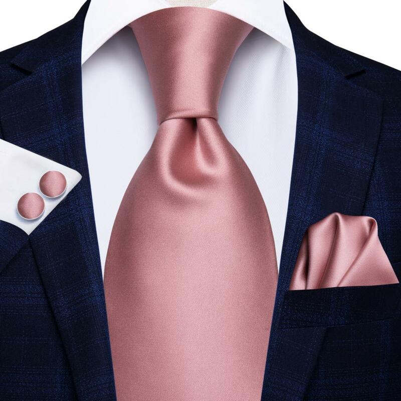 Полосатый Розовый Синий Hi-Tie дизайнерский Шелковый Свадебный галстук для мужчин, подарок, мужской галстук, набор, ручная запонка, модные деловые вечерние, Прямая поставка