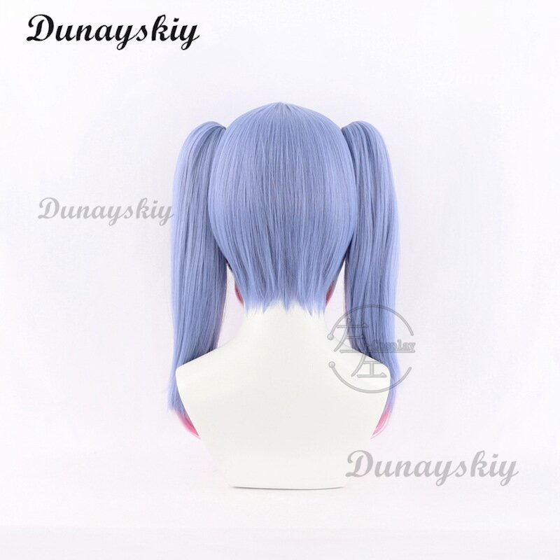Chuyin Rabbit Hole Cosplay Wig Heat Resistant Role Play Idol Vtuber Headwear Heat Resistant Synthetic Halloween Role Play