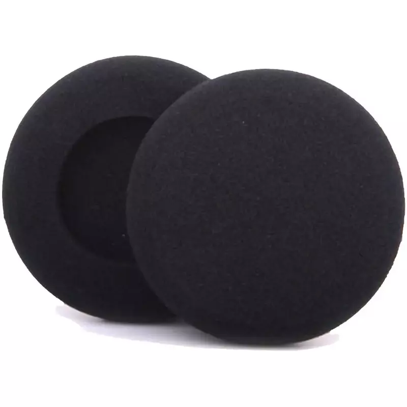 3-6cm Headphone Sponge Cover Parts For Sennheiser Headsets 1 Pair Accessory Black Cushions Ear Pads Foam Replacement Portable