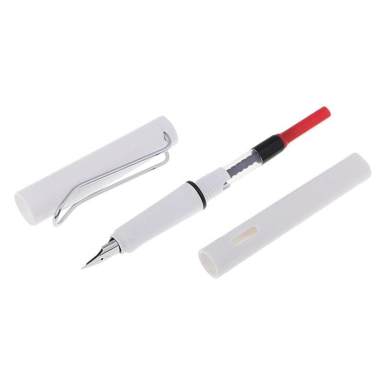 2x penna stilografica penna a inchiostro penna da scrittura per cancelleria per studenti d'ufficio