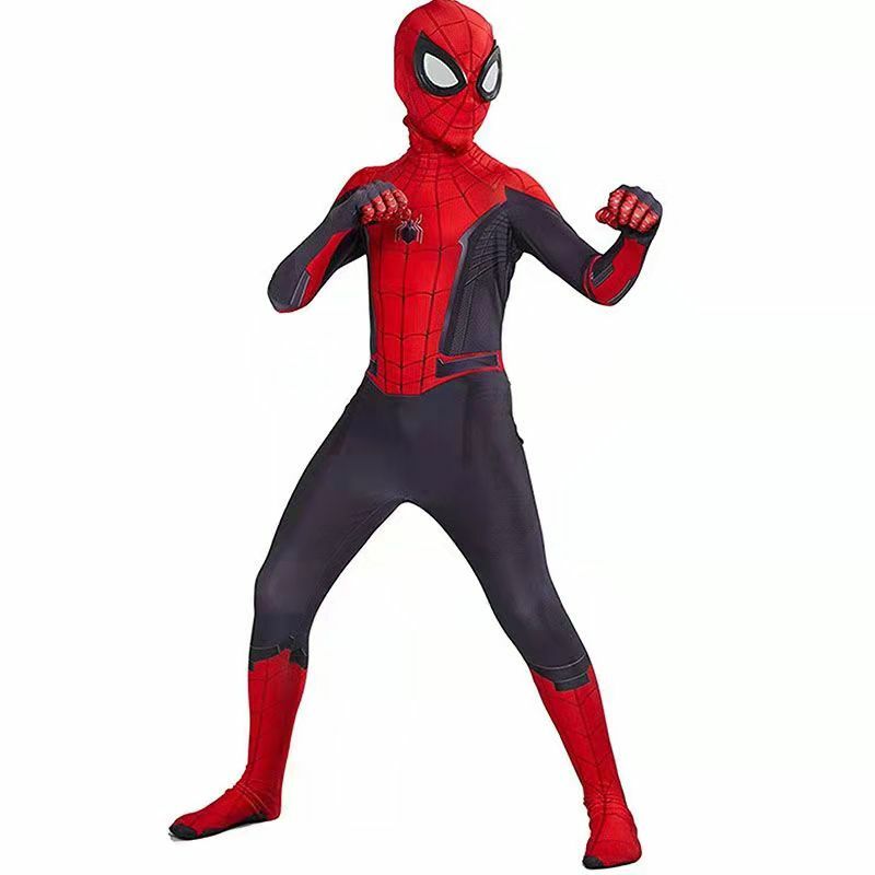 Super-herói Spiderman fantasia para crianças e adultos, bodysuit, Zentai, Halloween Party, macacão Cosplay, estilo 3D, spandex, alta qualidade