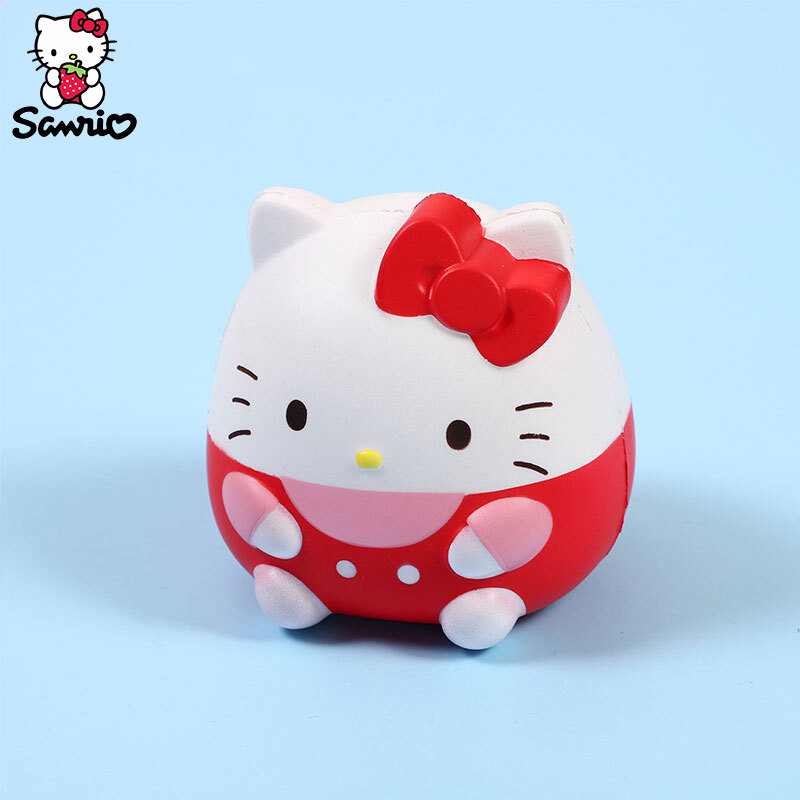 Кавайная Sanrio Kuromi Cinnamoroll Мелодия снятие стресса сжимаемая Y2K Hello Kitty детская ручная игрушка лечебный подарок