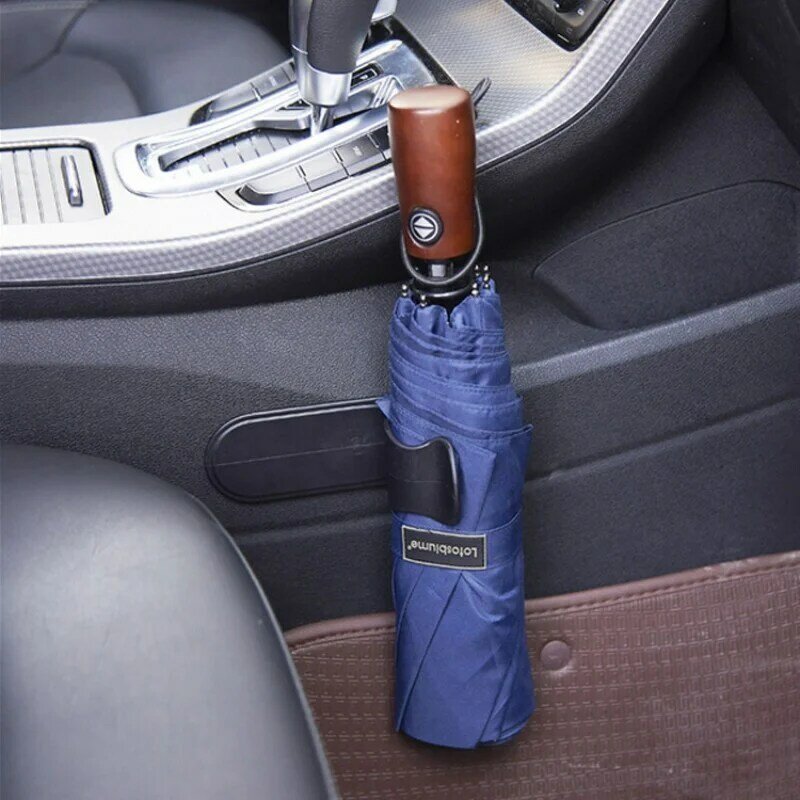 Soporte de paraguas para Interior de coche, Mini soporte de montaje para maletero, organizador de almacenamiento, ganchos, sujetador, accesorios