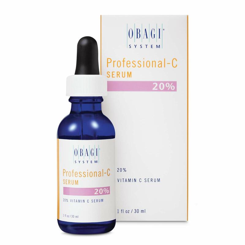 Профессиональная C-сыворотка Obagi 20%, сыворотка с витамином C для лица со концентратом 20% л аскорбиновой кислоты для жирной кожи