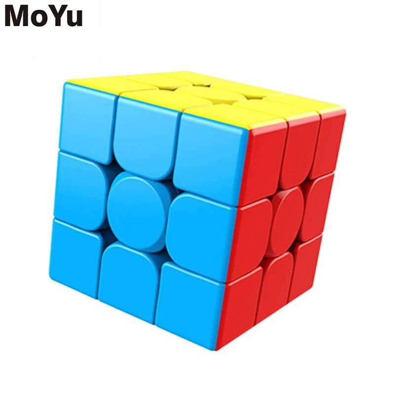 MoYu Meilong 매직 큐브 스티커리스 큐브, 전문가용 스피드 큐브, 교육용 장난감, 어린이 불안 큐브, 헝가리, 3x3x3