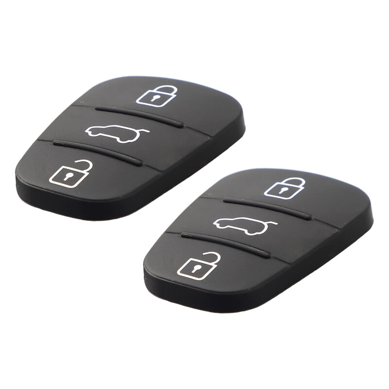 Черные чехлы для кнопок, 3-кнопочные Чехлы для Hyundai I10 I20 I30 для Hyundai Ix35 Ix20 для Kia, Пластиковые чехлы для ключей Amanti, чехол для телефона