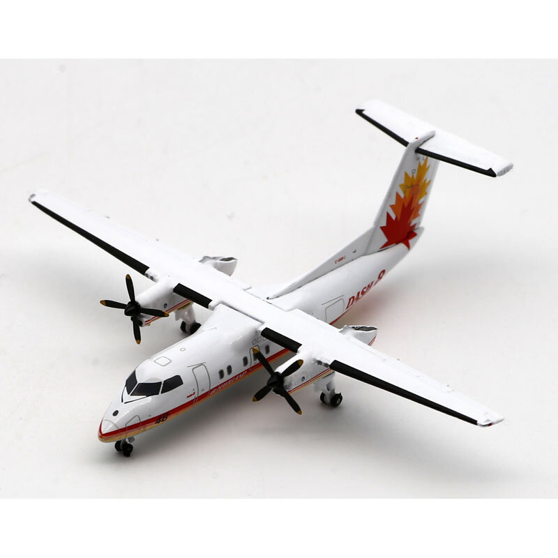 Jc wings収集可能な飛行機のギフト、ダイキャスト飛行機モデルc-gpj、1:400ハイマイクとカナダハウスカラーダッシュ8-q100、lh4293