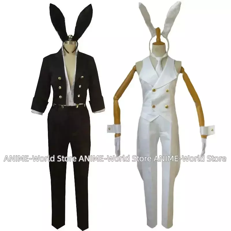 Ten count Kurose Riku shirotani Tadaomi cosplay costume coat with pants and tail ears