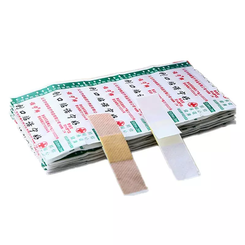 50pcs/set First Aid Woundplast Children Band Aid Breathable Patch Waterproof Adhesive Bandages Medical Surgical Tape Plaster