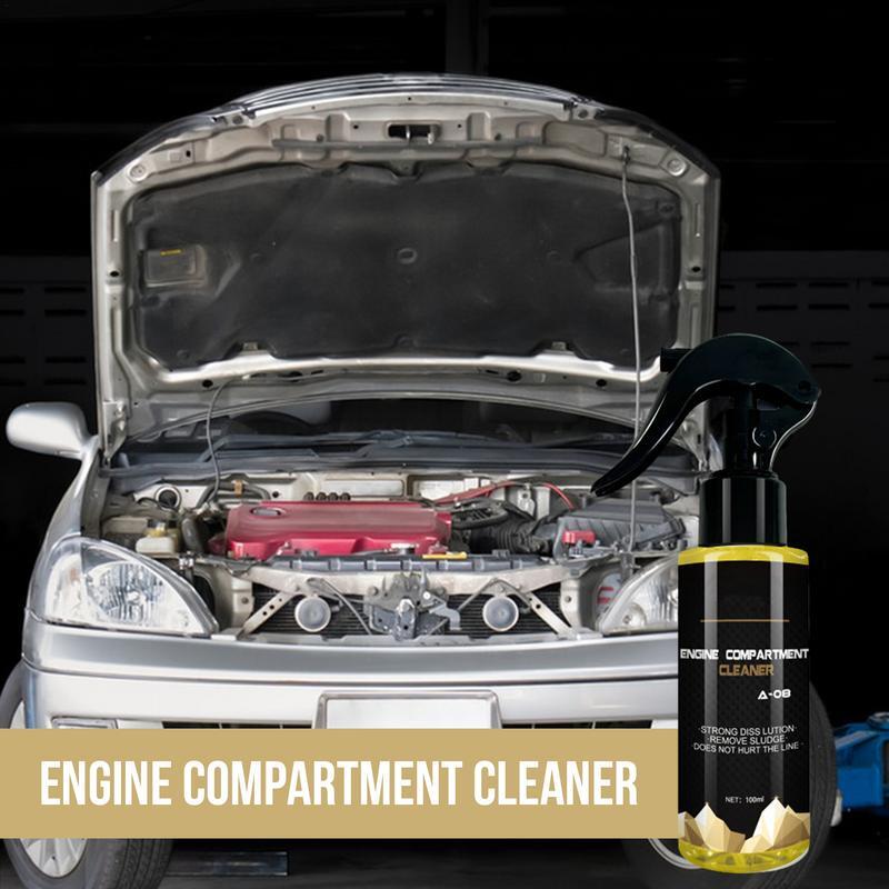 Limpiador de motor en aerosol, desengrasante automotriz, descompone la grasa y la mugre en motores y ruedas