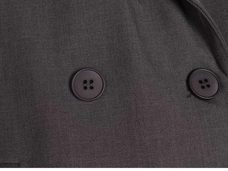 Chaqueta de traje con botones Retro para mujer, chaqueta holgada de estilo nacional con costuras, primavera y otoño, novedad de 2024