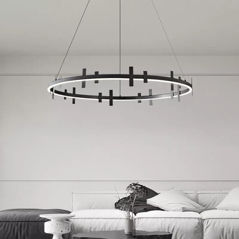 Italian Minimalist Lighting Fixtures Modern Living Room Pendant Lights New Atmospheric Nordic Bedroom Dining Room Lamps