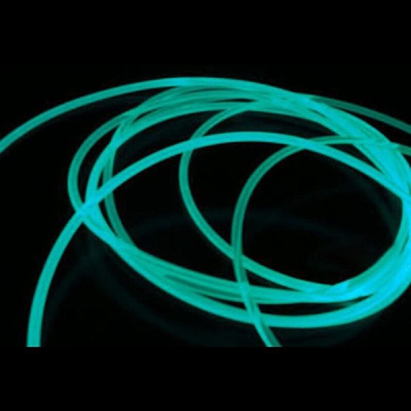 Câble à fibre optique PMMA Side Glow, long, diamètre 1.5mm, 2mm, 3mm, lumières LED de voiture, lumineux, E2S, 1m