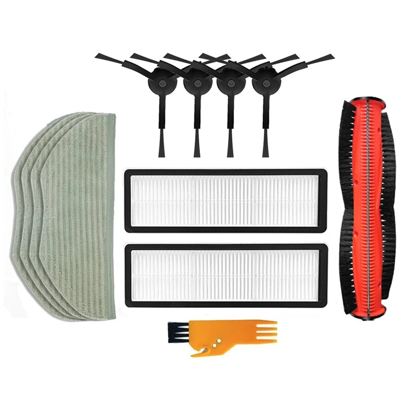 For Xiaomi S10T STFCR01SZ Robot Vacuum Cleaner Main Side Brush Filter Mop Cloths Replacement Parts Accessories