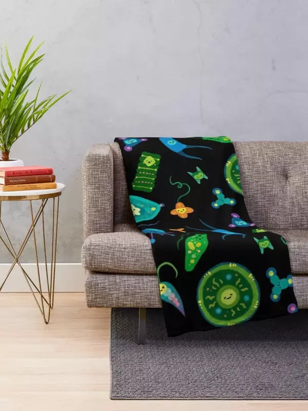 Couverture de jet de phytoplancton, lits doux, couvertures de canapés d'anime, mode
