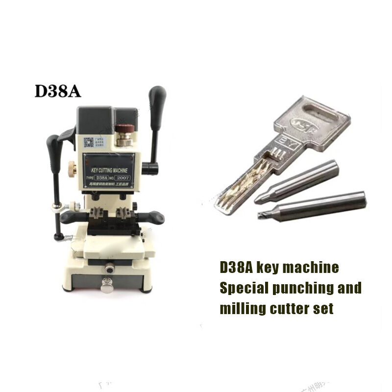 Вертикальный ключ D38A, копировальная машина, высокоточный сверлильный станок, слесарный инструмент для изготовления дублирования автомобильных дверей, ключей дома