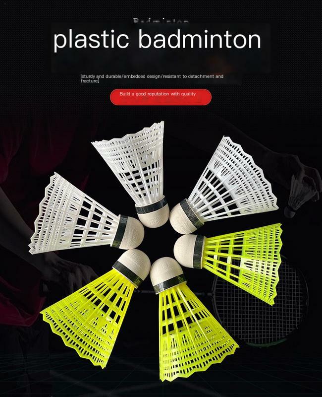 Volant de badminton pour la pratique de la frappe, fournitures de badminton pour l'extérieur et l'intérieur, gymnastique