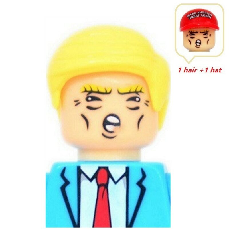 Presidente Donald Trump Figurine Figure Blocks