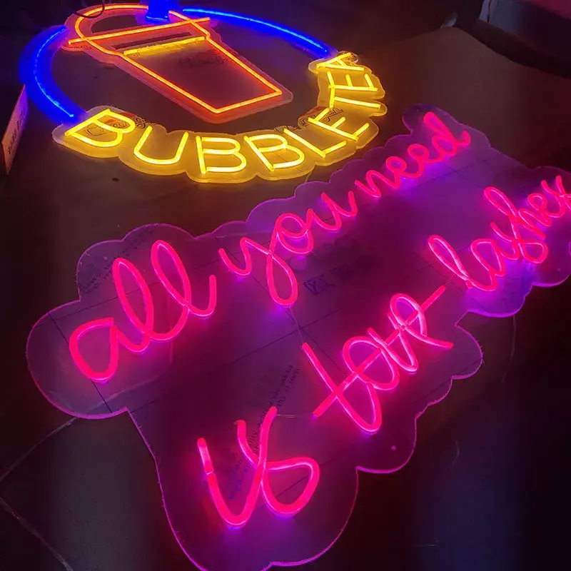 Custom , Custom China Neon Sign Led Neon Light Sign Lashes Room Decor All You Need Is Love Neon Sign Lighting Words