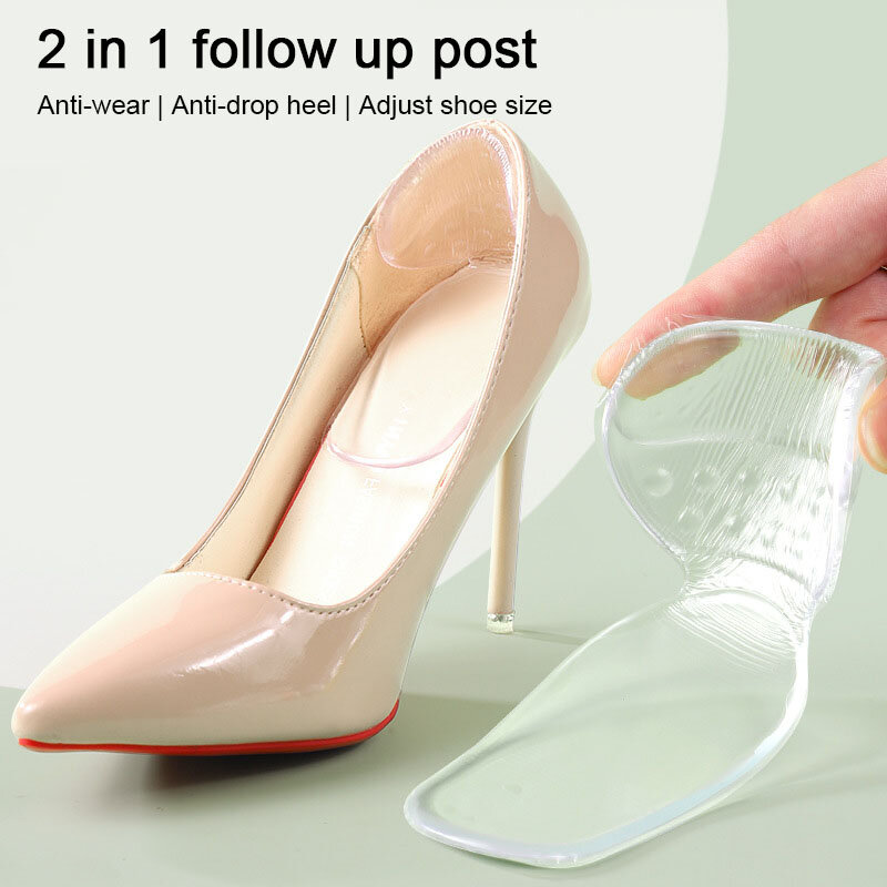 Т-образный силиконовый гель высокие каблуки защитные наклейки для каблука стельки женские пяточные шпоры облегчение боли подушка для ног противоизносные подушечки для обуви