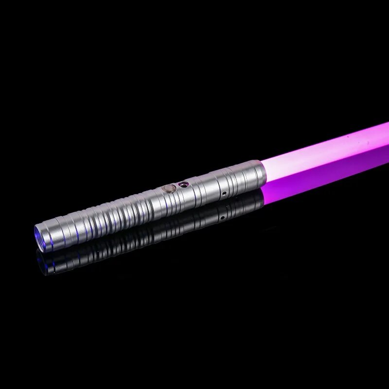 Металлический световой меч RGB, лазерный меч, мигающий косплей, оружие светильник, светящиеся крутые игрушки, светодиодная палочка