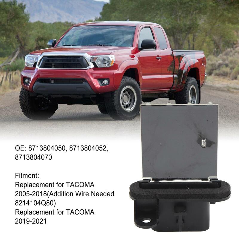 Для Toyota Tacoma подлинный резистор вентилятора воздуходувки 8713804050 8713804070 Замена