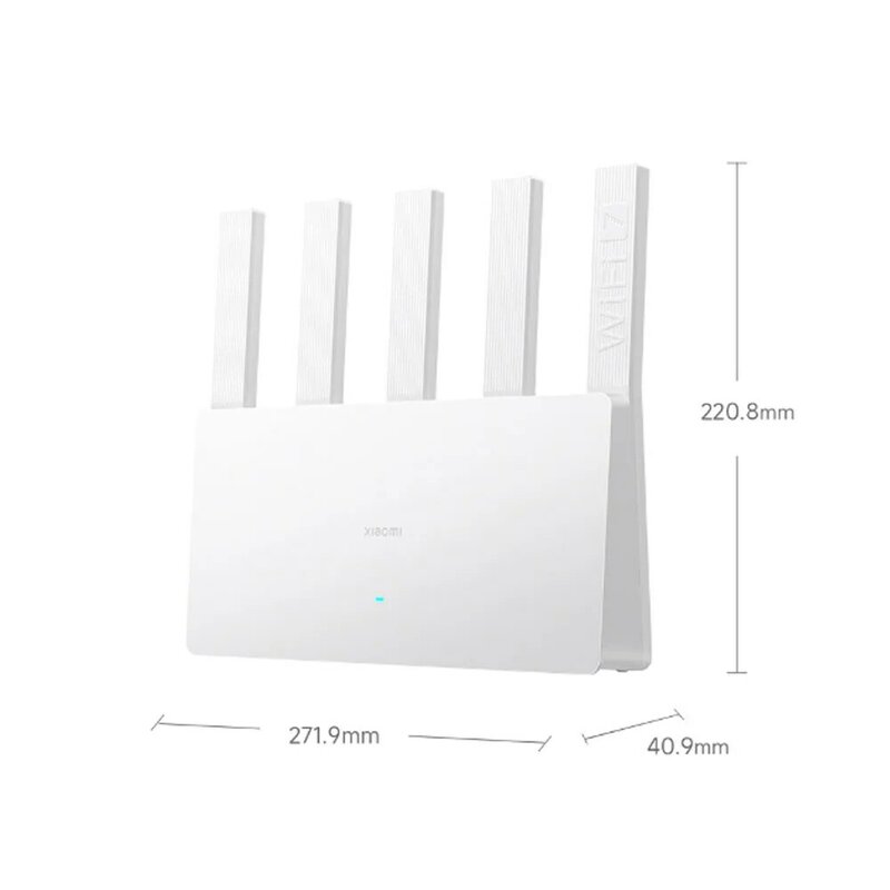 Xiaomi Router BE5000 WiFi 7 2.5G Network Port 5011Mbps 512MB Memory 2.4G/2.5GHz Dual Broadband Access Network SecurityProtection