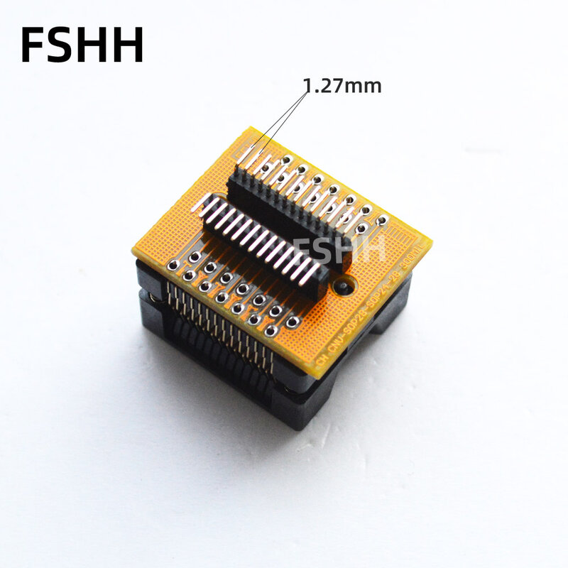 300mil SOP28 to SOP28 test socket SOP28 SOIC28 ic socket 1.27mm Pitch to 1.27mm